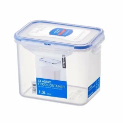 Best Lock & Lock  Hoge vershouddoos 1 liter transparant