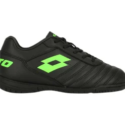 Clearance Lotto Milano 700 ID JR zaalvoetbalschoenen junior all black spring green