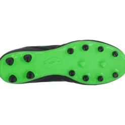 Lotto Stadio 200 FG voetbalschoenen heren all black spring green