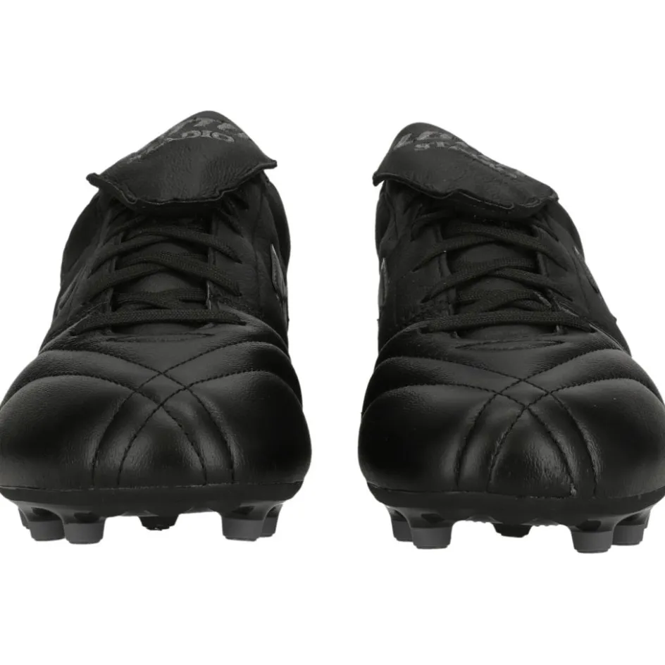 Discount Lotto Stadio 200 FG voetbalschoenen heren all black asphalt