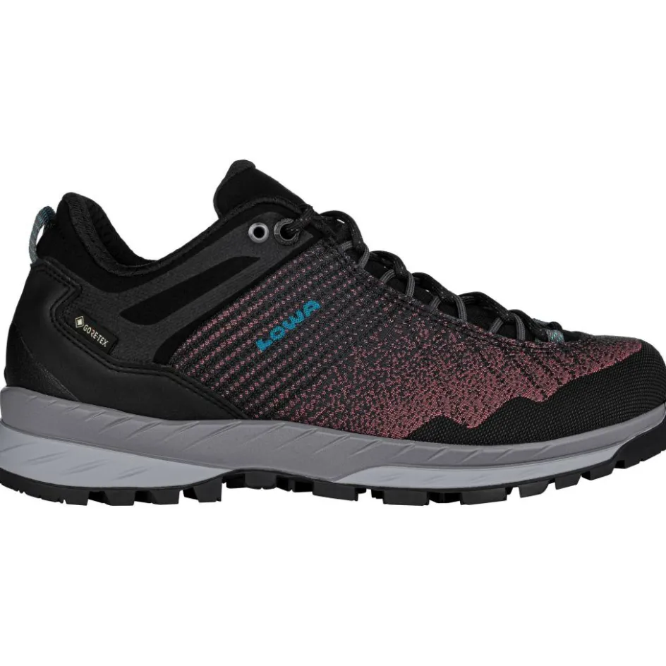 Online Lowa Carezza GTX Lo Ws wandelschoenen dames black brown