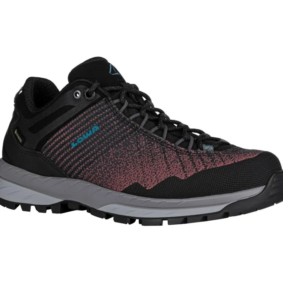 Online Lowa Carezza GTX Lo Ws wandelschoenen dames black brown