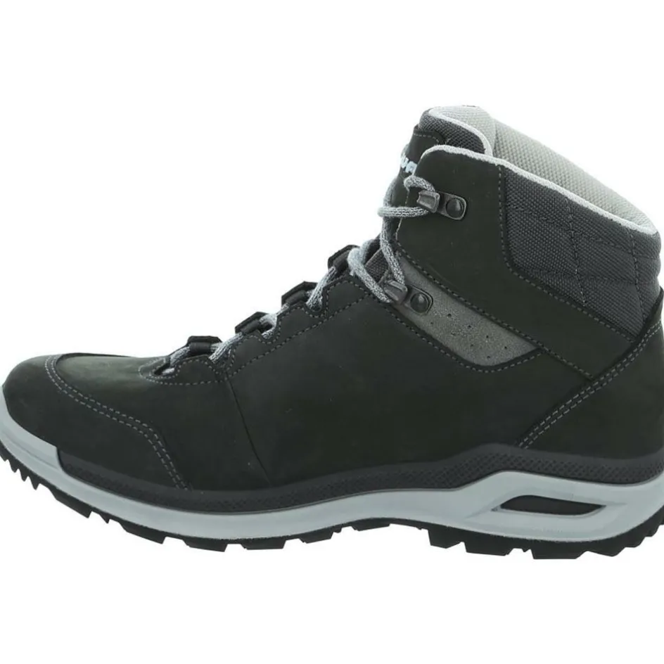 Outlet Lowa Locarno GTX QC wandelschoenen dames anthracite ice blue