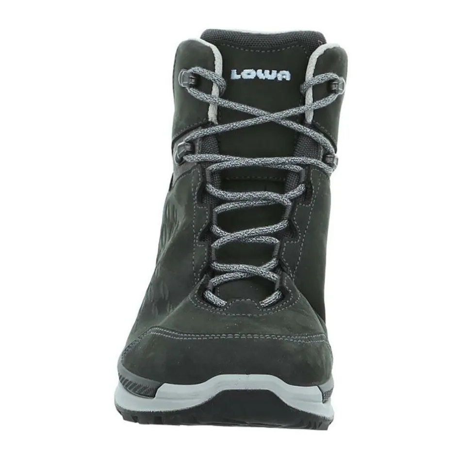 Outlet Lowa Locarno GTX QC wandelschoenen dames anthracite ice blue
