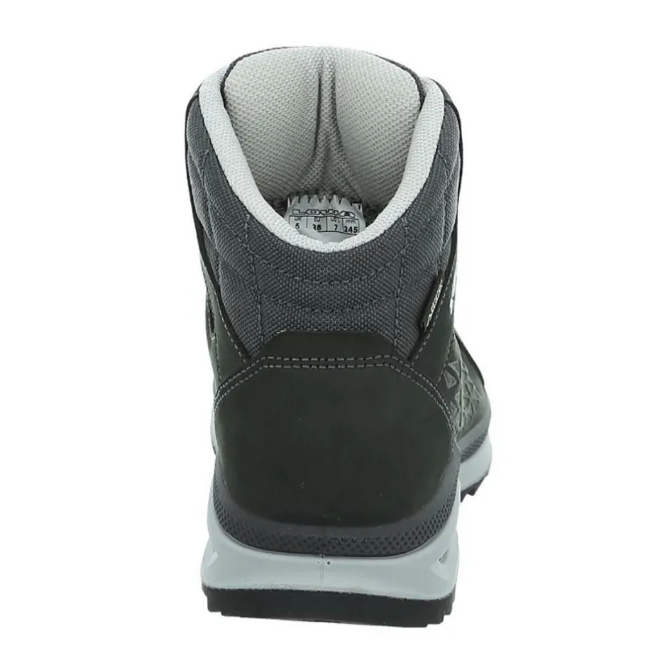 Outlet Lowa Locarno GTX QC wandelschoenen dames anthracite ice blue