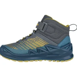 Lowa Merger GTX QC Mid wandelschoenen junior petrol mustard