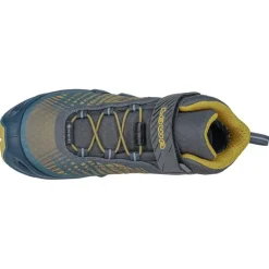 Lowa Merger GTX QC Mid wandelschoenen junior petrol mustard