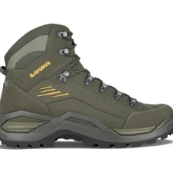 Clearance Lowa Renegade Evo LL Mid wandelschoenen heren olive mustard