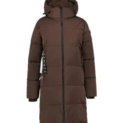 Online Luhta Eisele parka outdoor jack dames dark brown