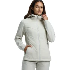 Discount Luhta Iivaara softshell jas dames powder