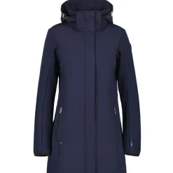 Luhta Iloniemi parka softshell jas dames dark blue