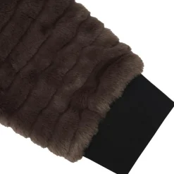 Best Luhta Isolahti fleece vest dames dark brown