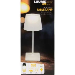Luume Draagbare tafellamp wit