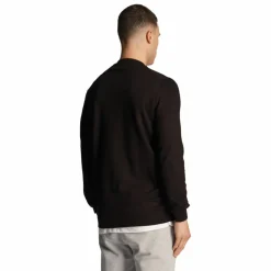 Best Lyle & Scott  Fly fleece sweater heren jet black