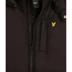 Lyle & Scott  Ripstop Quilted Puffer jas junior jet black