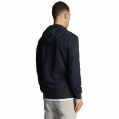 Outlet Lyle & Scott  Sports Fly Fleece hoodie heren dark navy