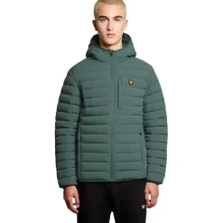 New Lyle & Scott  Sports Lightweight Puffer jas heren silver pine