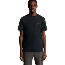 Sale Lyle & Scott  Sports Tonal Logo shirt heren dark navy