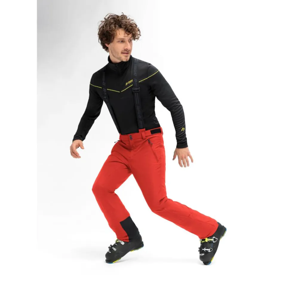 Discount Maier Sports ANTON SLIM 2.0 skibroek heren paprika flame