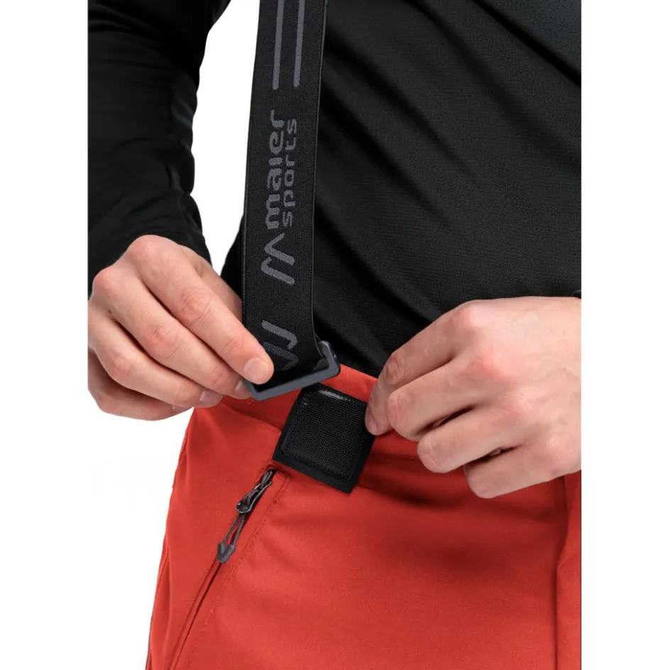 Discount Maier Sports ANTON SLIM 2.0 skibroek heren paprika flame