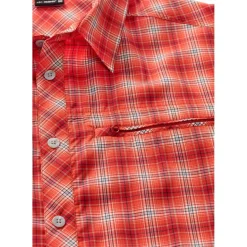 Maier Sports  Kasen S/S overhemd heren red check