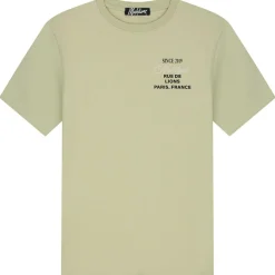 Online Malelions Design shirt heren light green