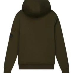 Sale Malelions Nylon Pocket hoodie junior moss green