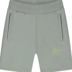 Online Malelions Striped Signature short junior agave green