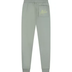 Malelions Striped Signature joggingbroek junior agave green