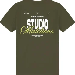 Malelions Studio shirt junior moss green