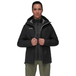 Outlet Mammut Alto Light Hooded 3-in-1 outdoor jack dames black