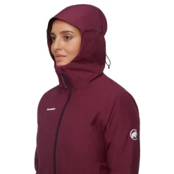 Outlet Mammut Alto Light Hooded 3-in-1 outdoor jack dames vin red