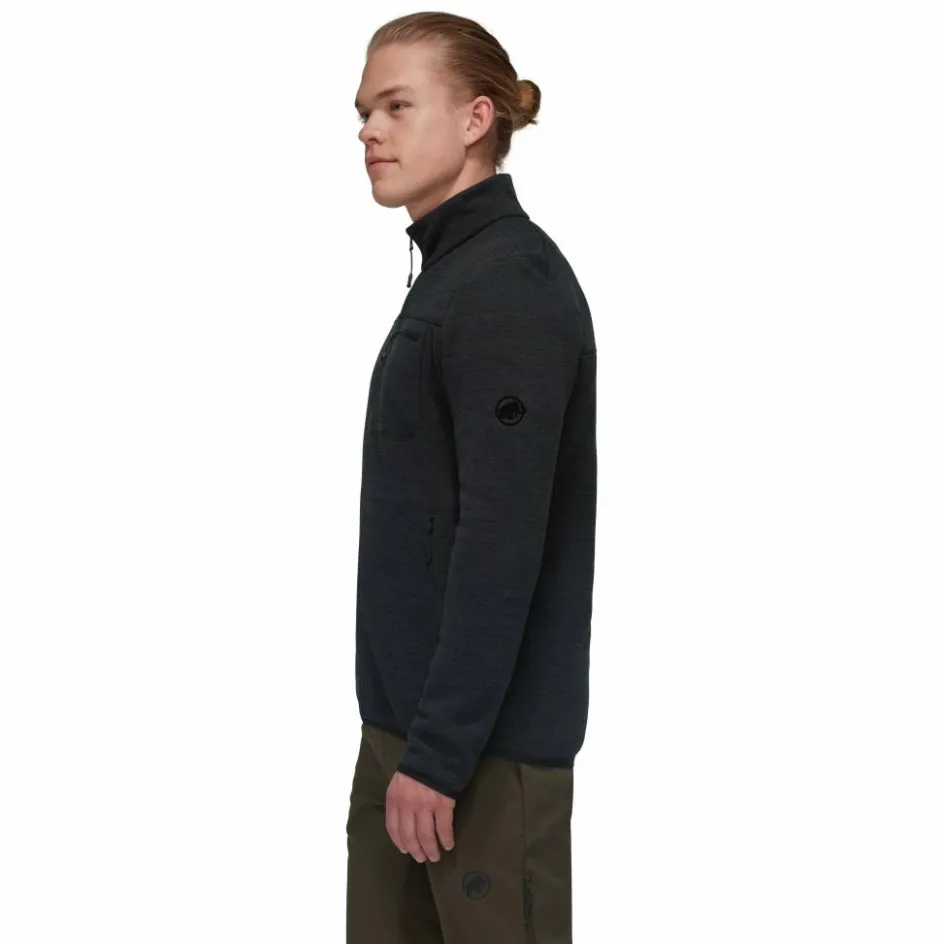 Mammut Arctic IV ML fleece vest heren black mélange