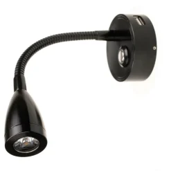 Marine LED Mini Flex USB led opbouwspot zwart