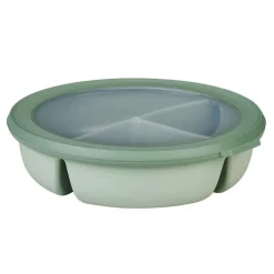 Mepal Cirqula Bento multikom vershouddoos rond 1 liter nordic sage