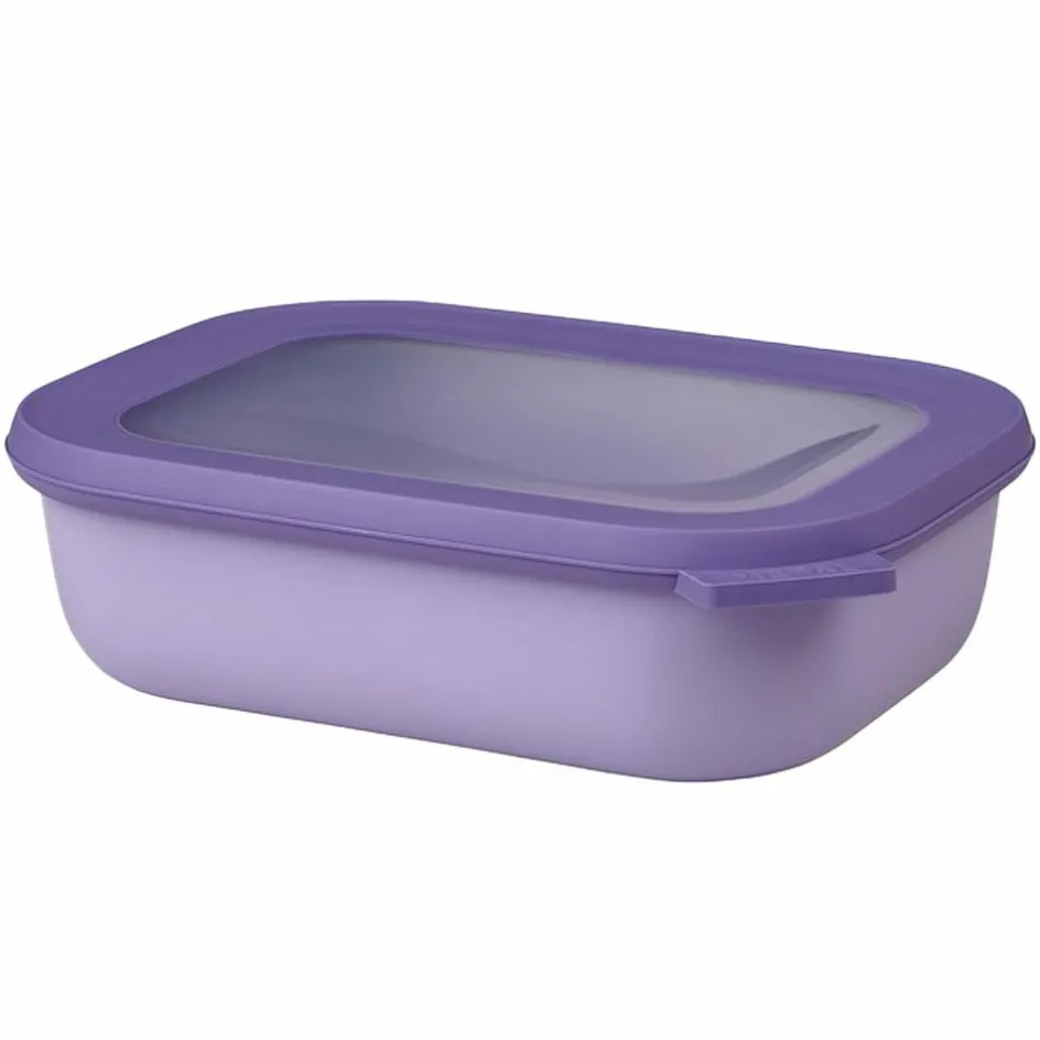 Mepal Cirqula multikom vershouddoos rechthoekig 1 liter vivid lilac