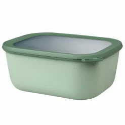 Mepal Cirqula multikom vershouddoos rechthoekig 3 liter  nordic sage