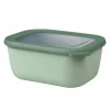 Mepal Cirqula multikom vershouddoos rechthoekig 1,5  liter nordic sage