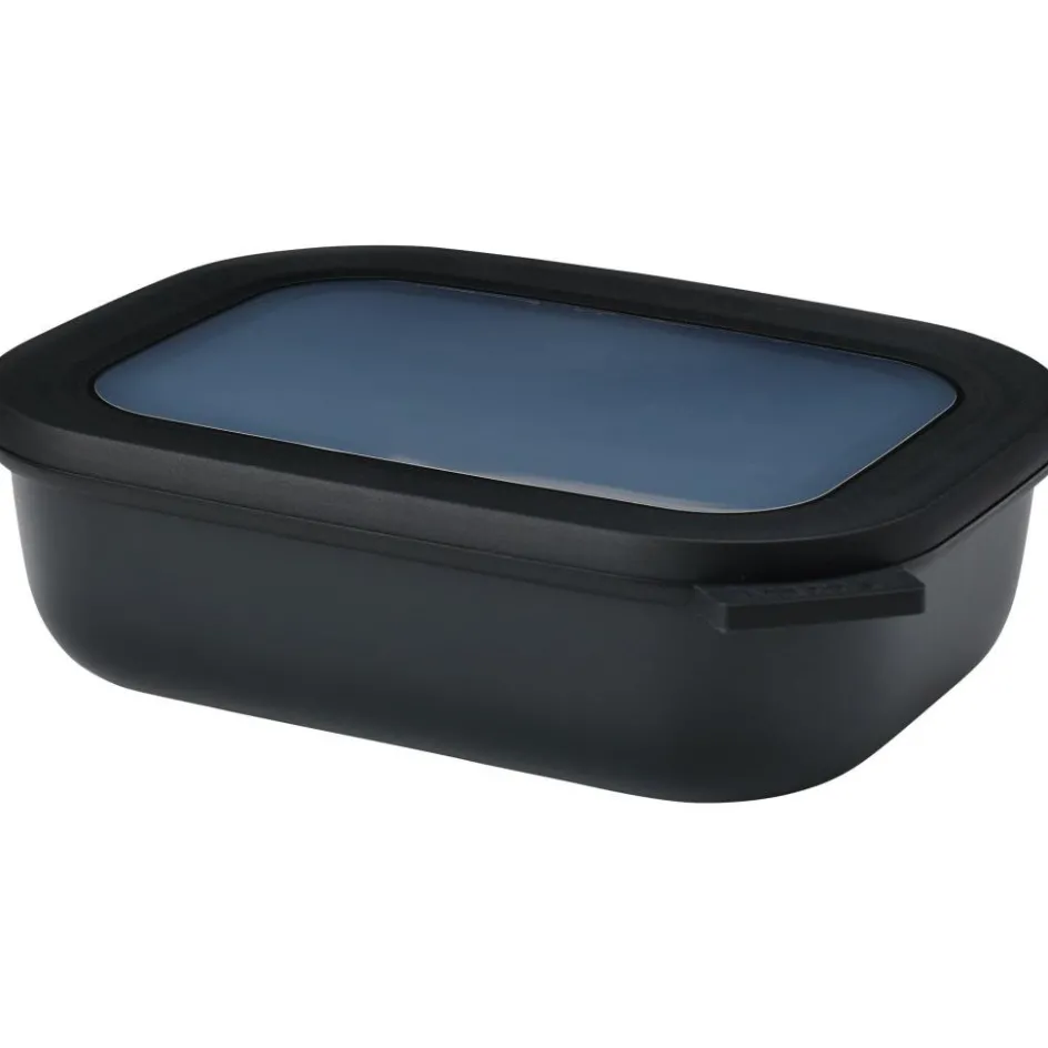 Mepal Cirqula multikom vershouddoos rechthoekig 1 liter nordic black
