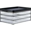 Mepal Omnia 3-laags vleeswarendoos black