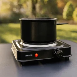 New Mestic MKT-120 kookplaat zwart