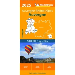 Best Michelin 522 Auvergne wegenkaart 2025