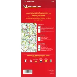 Online Michelin 735 Italië wegenkaart 2025