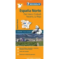 Online Michelin 573 Noord-Spanje País Vasco Navarra wegenkaart