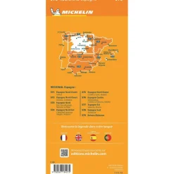 Michelin 575 Noordwest-Spanje Castilla y León Madrid  wegenkaart