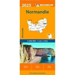 Online Michelin 513 Normandië wegenkaart 2025
