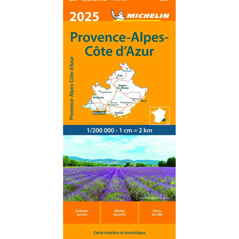 Discount Michelin 527 Provence Côte d'Azur wegenkaart 2025