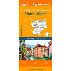 Clearance Michelin 523 Rhône-Alpes wegenkaart 2025