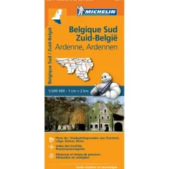 Hot Michelin 534 Zuid-België Ardennen wegenkaart