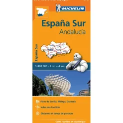 Online Michelin 578 Zuid-Spanje Andalucía wegenkaart